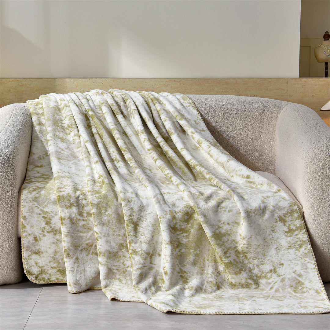 Luxury Leopard-Print Fleece Throw Blanket Stornfield