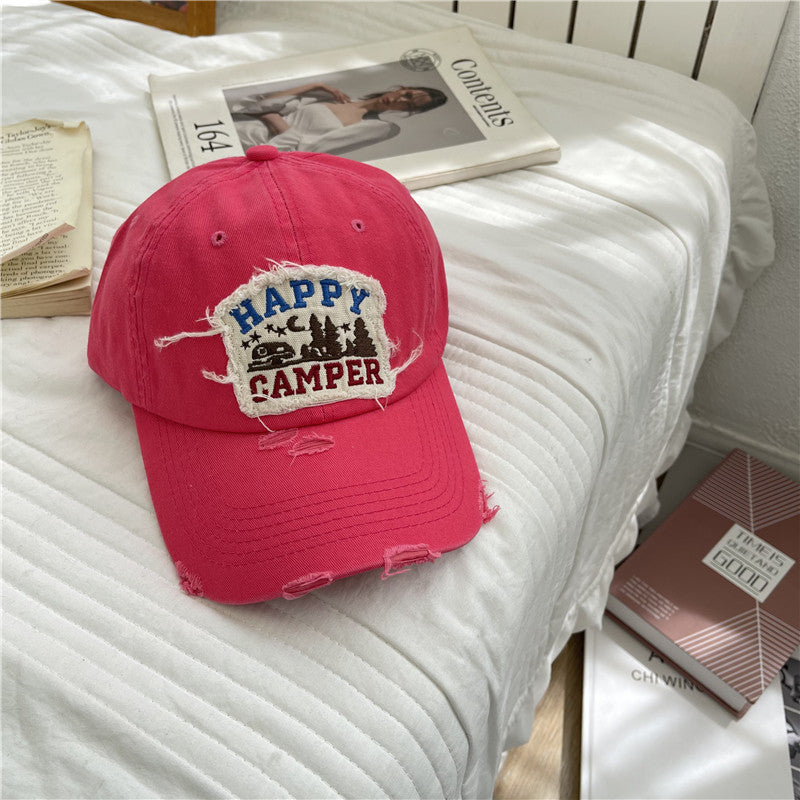 Men's Distressed Vintage-Inspired Baseball Cap Stornfield