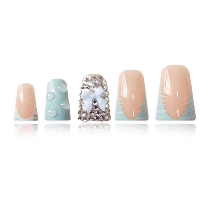 Decorative 3D Press-On Nail Extensions Stornfield