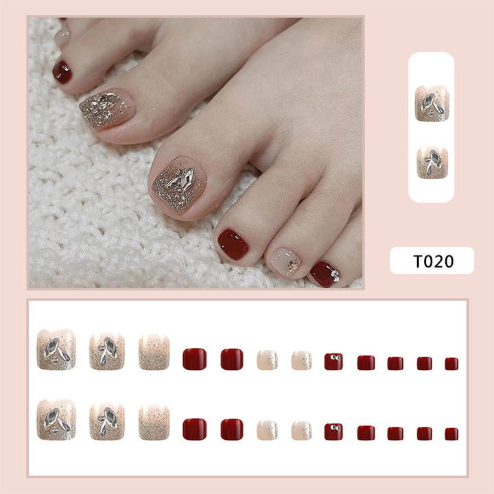 Nail art set with glamorous glitter accents Stornfield