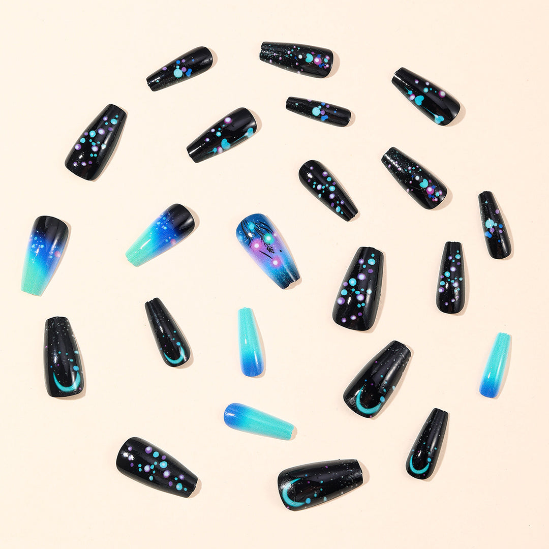 Glamorous Neon Glitter Nail Art Extensions Stornfield