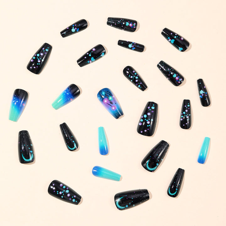 Glamorous Neon Glitter Nail Art Extensions Stornfield