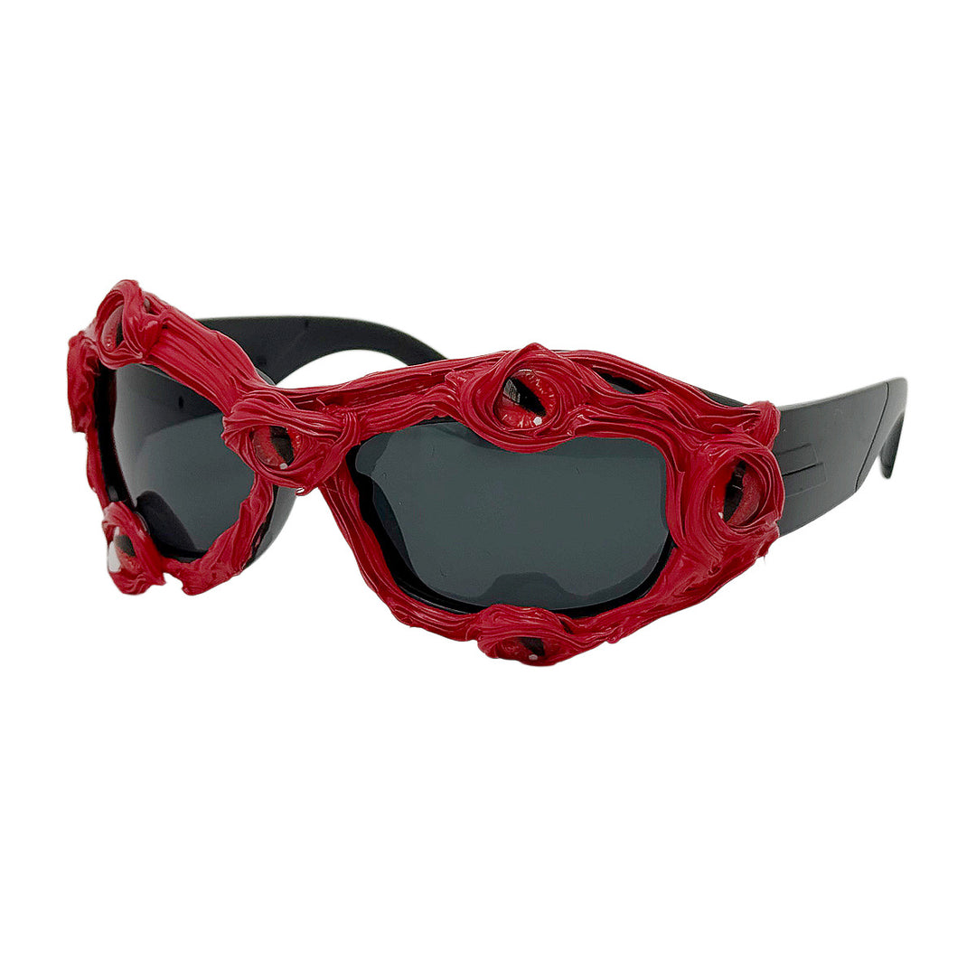 Women's creative designer sunglasses with extravagant 3D elements Stornfield
