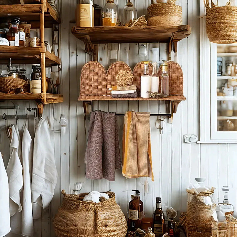 Wall shelf with woven design Stornfield