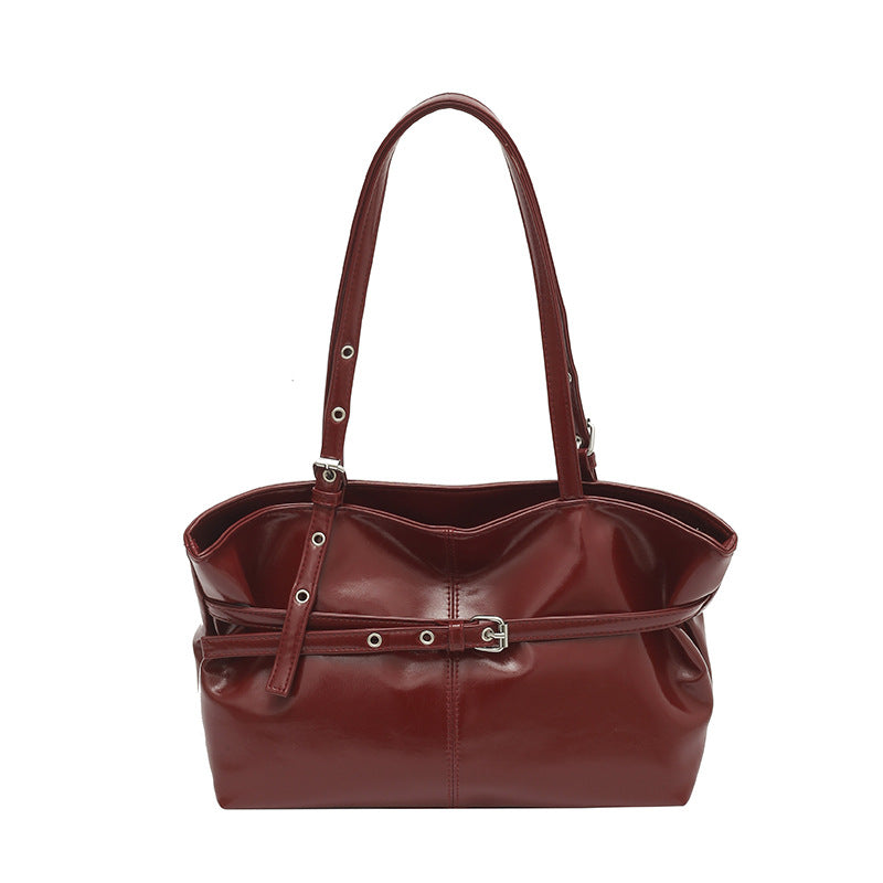 Stylish Faux Leather Tote Bag