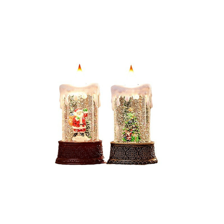 Christmas lantern with movable Santa motif Stornfield