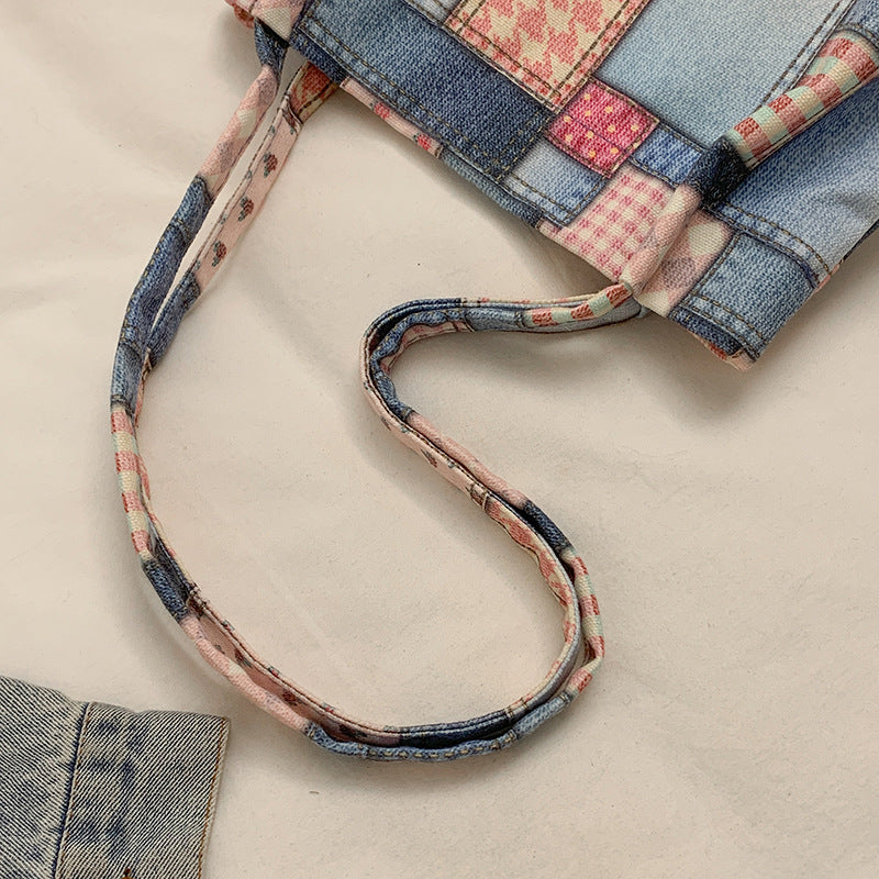 Stylish Patchwork Tote Bag