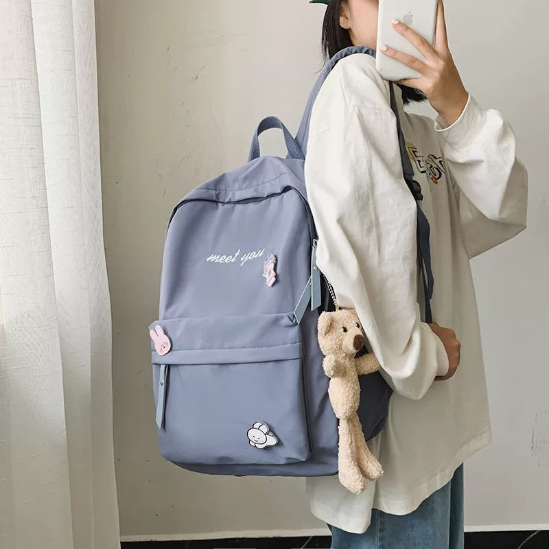 Backpack with Playful Character Design Stornfield