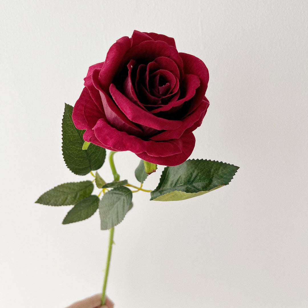 Realistic Faux Red Rose Bouquet
