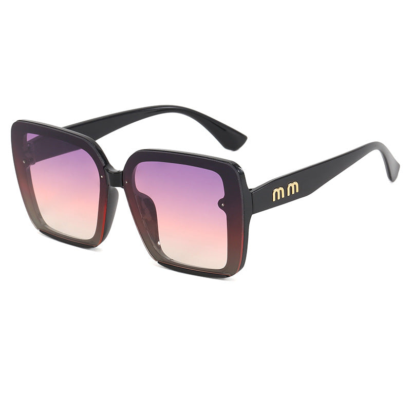 Women's fashionable square sunglasses with gradient lenses Stornfield