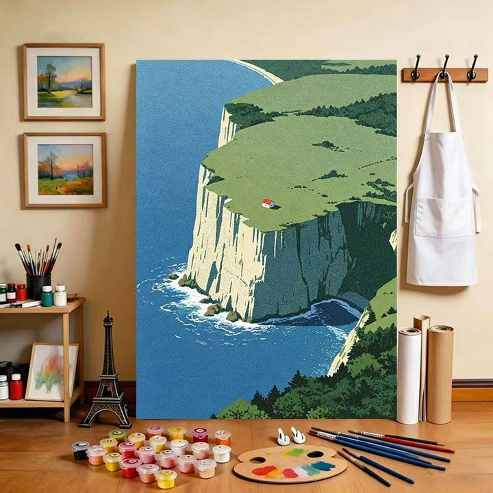 Tropical Island Landscape Canvas Art Print Stornfield