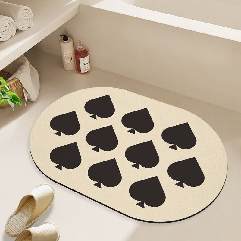 Absorbent Non-Slip Bath Mat