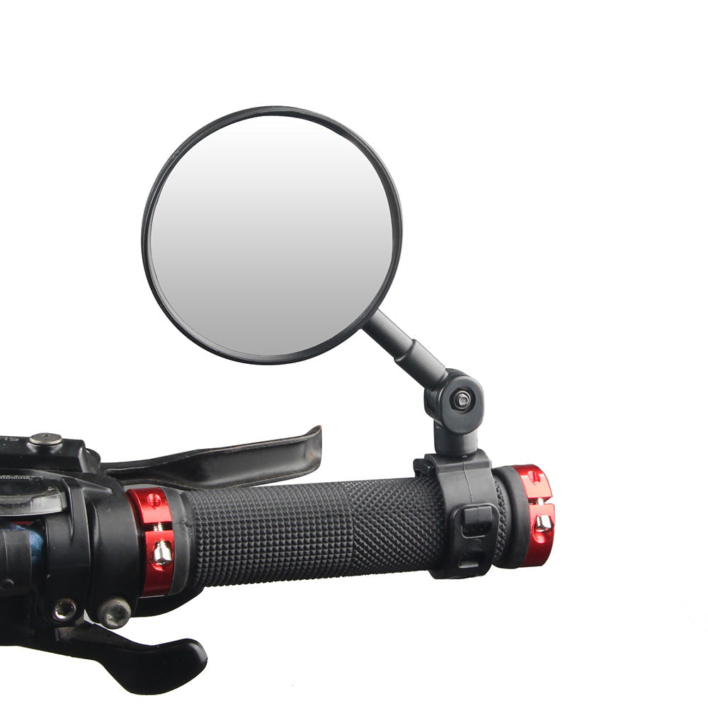 Adjustable Bicycle Handlebar Mirror with Full Swivel Arm and Wide Angle Convex Glass Stornfield