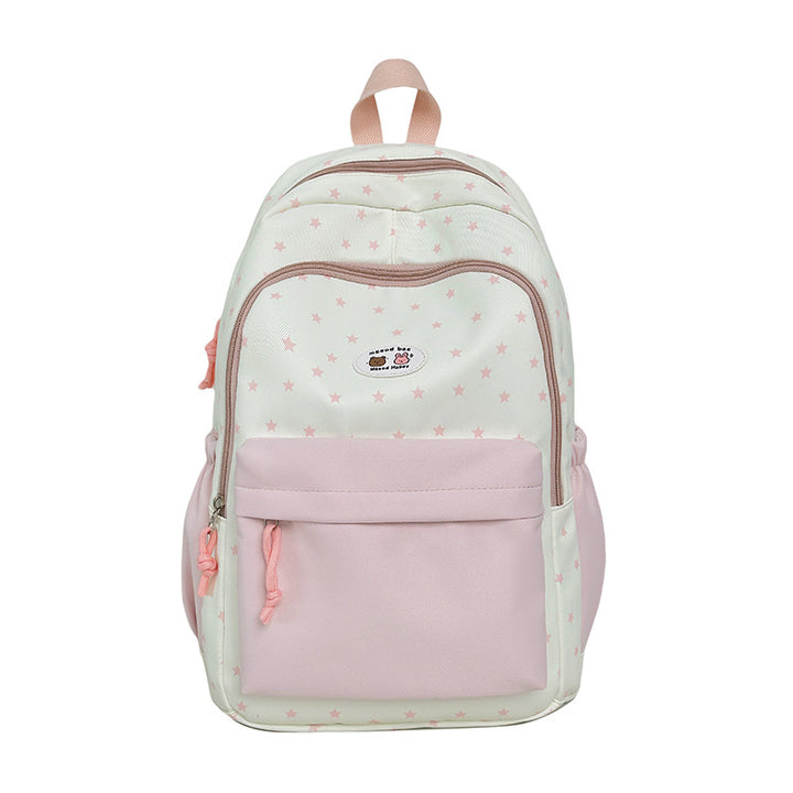 Star-Print Multi-Pocket Backpack Stornfield