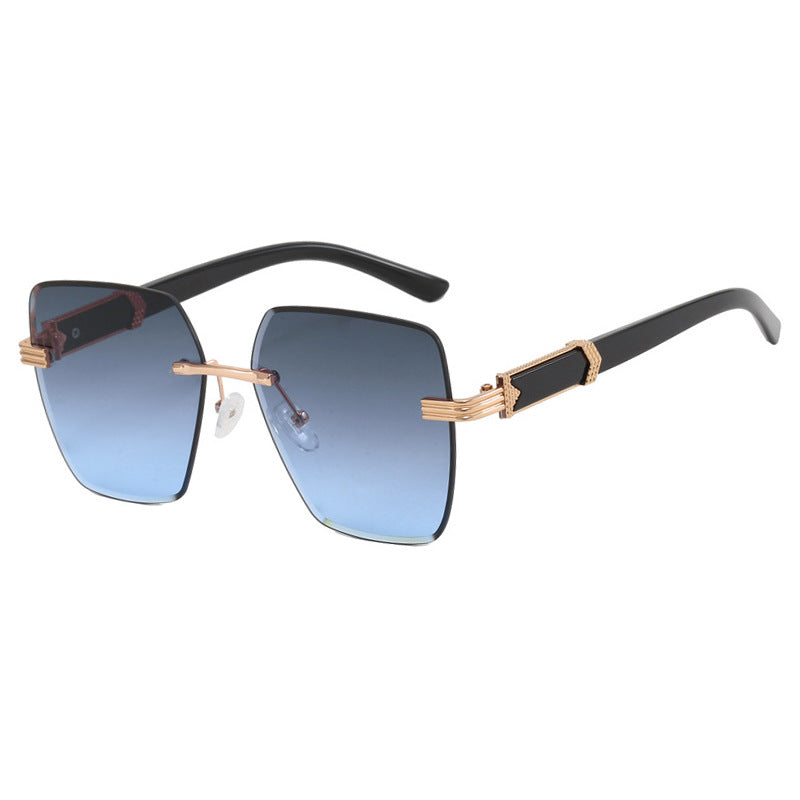 Women's trendy square sunglasses with glamorous accents and UV protection Stornfield