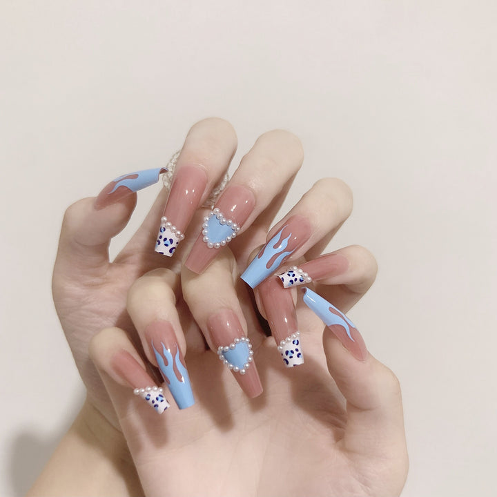 Artful stiletto nails in creative design Stornfield