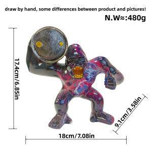Sporty decorative figure of a weightlifter Stornfield