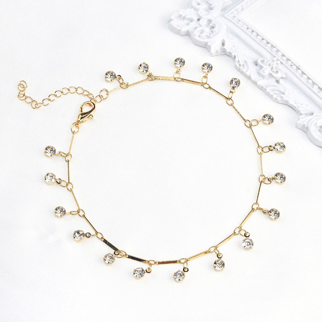 Elegant Crystal Chain Anklet Stornfield