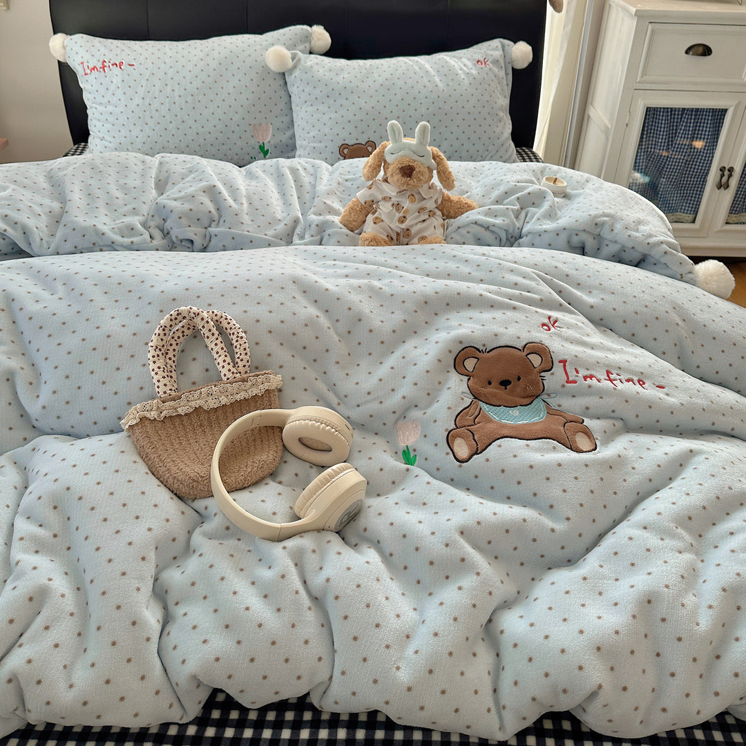 Adorable Bunny-Themed Comforter Set