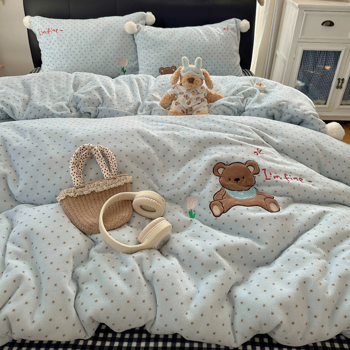 Adorable Bunny-Themed Comforter Set