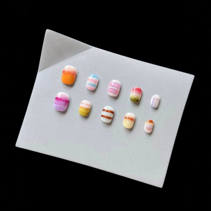 Artistic Gradient Nail Print Set