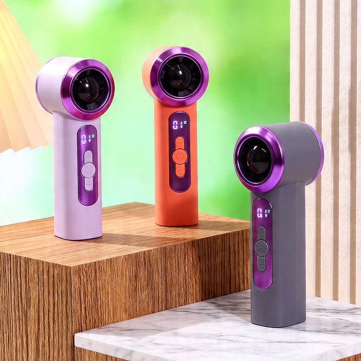 Women's Portable Mini Fan with Intelligent LED Display Stornfield