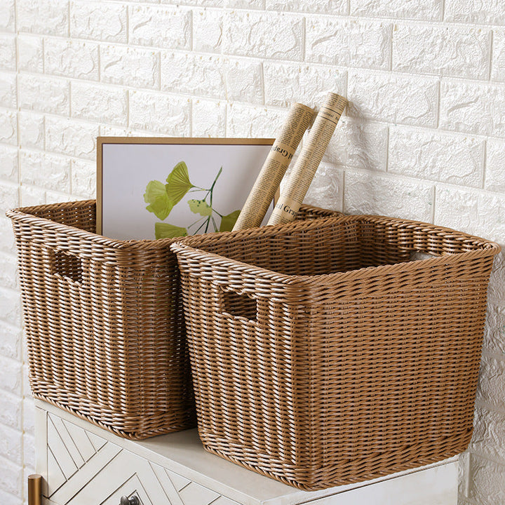 Rectangular Handwoven Storage Bin Stornfield