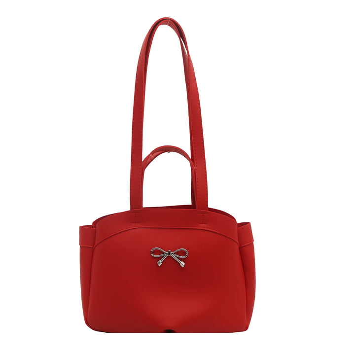 Elegant Bow Accent Handheld Tote Bag Stornfield