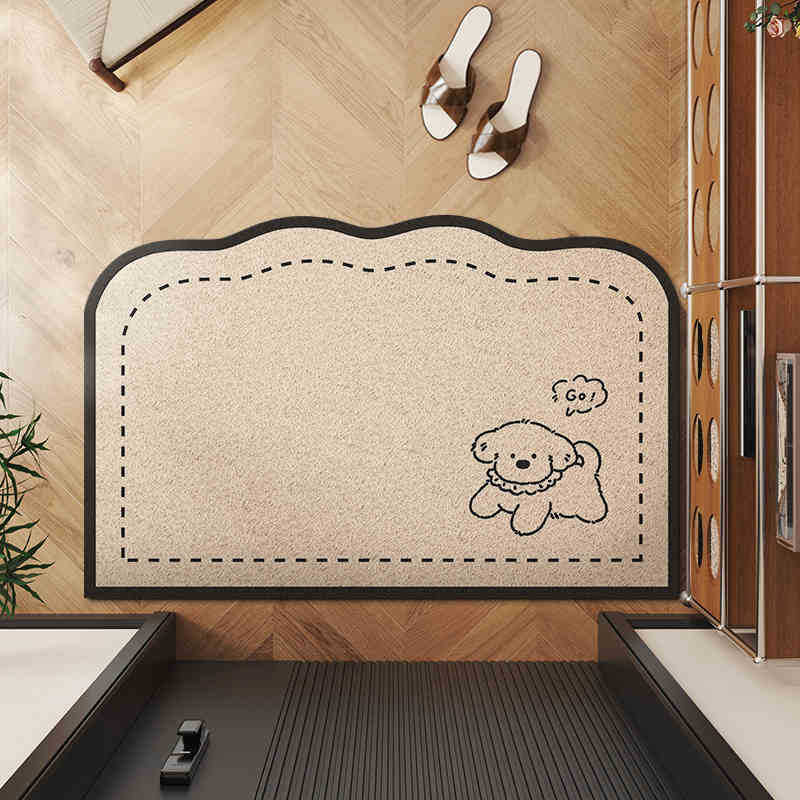Adorable Detective-Themed Entrance Mat