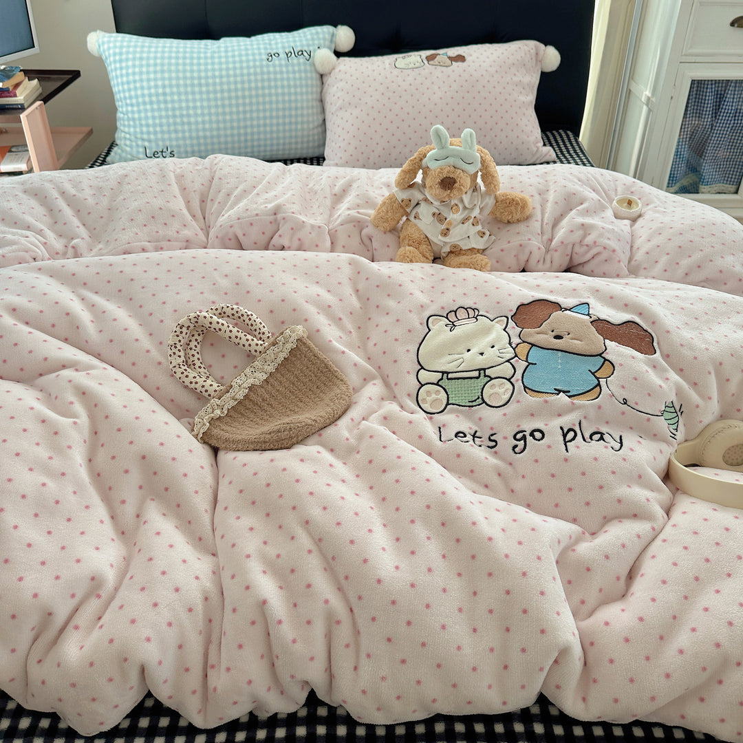Adorable Bunny-Themed Comforter Set