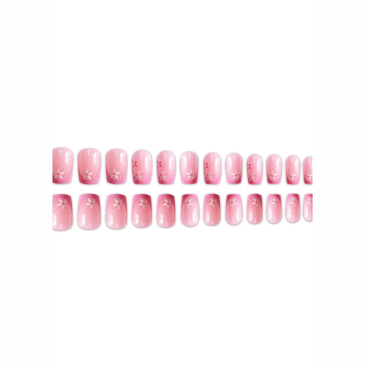Floral Ombre Press-On Nails Stornfield