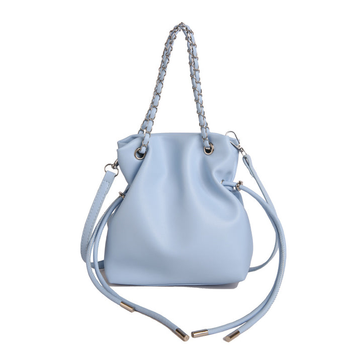 WoChic Slouchy Leather Bucket Bag Stornfield