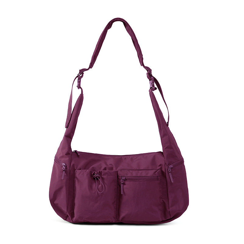 Spacious Multi-Pocket Utility Shoulder Bag