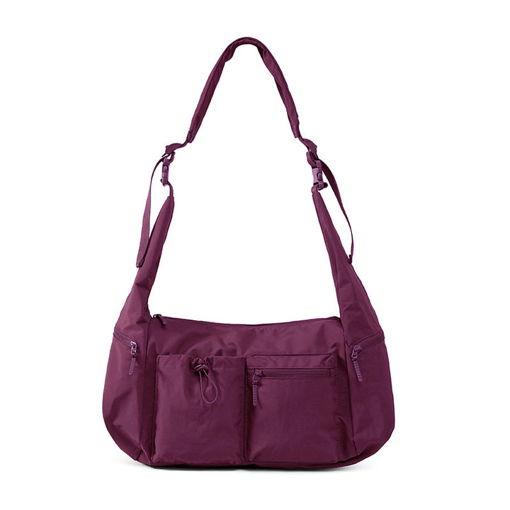 Spacious Multi-Pocket Utility Shoulder Bag