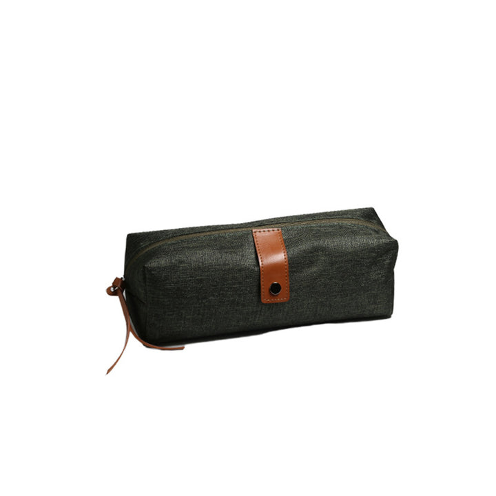 Sleek Canvas Pencil Pouch