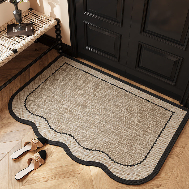 Stylish Herringbone Pattern Entry Mat