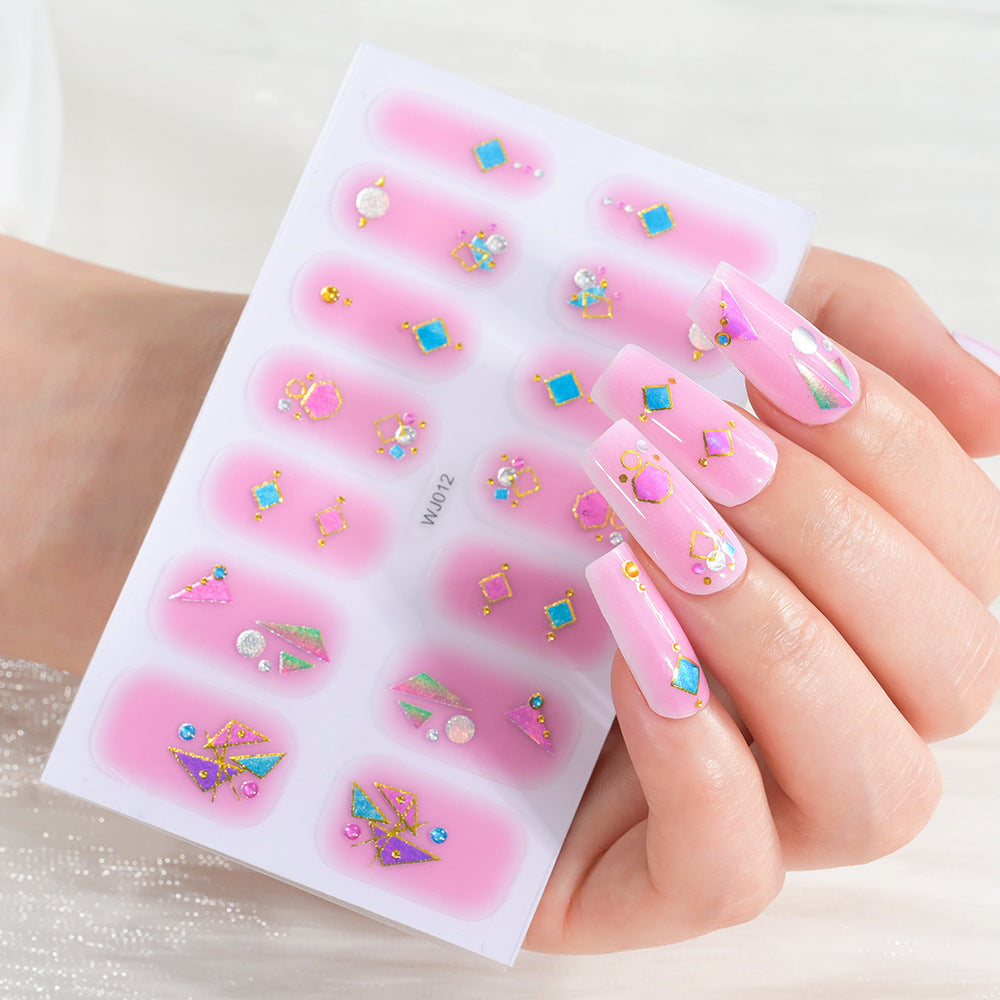 Festive Decorative Nail Art Sheet