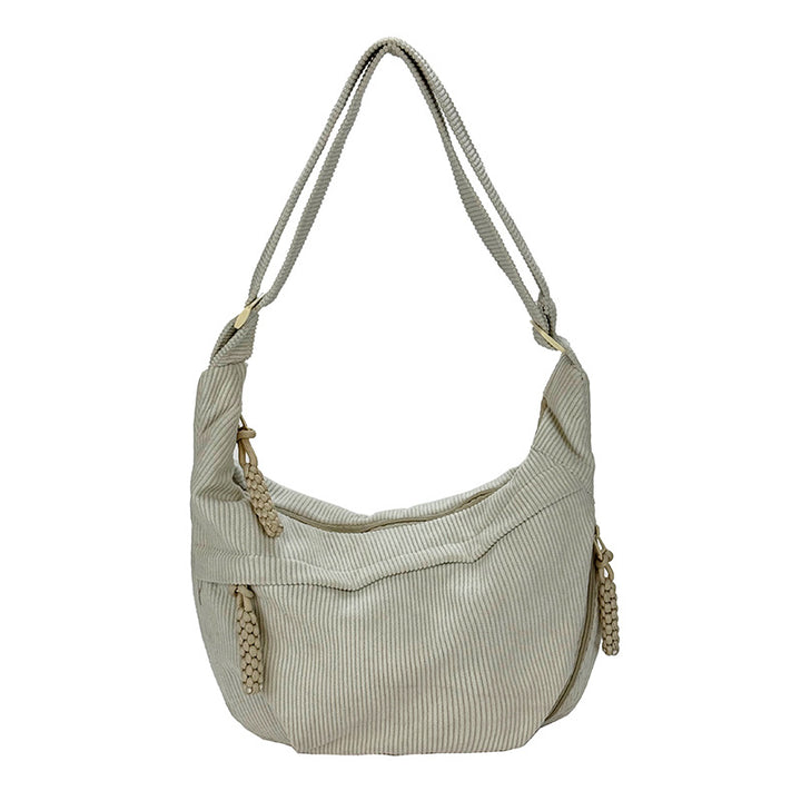 Shoulder bag with artistic fan design Stornfield