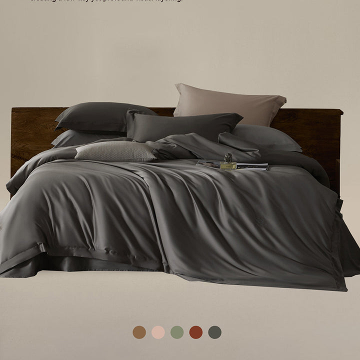 Premium Silky Sateen Duvet Cover Set