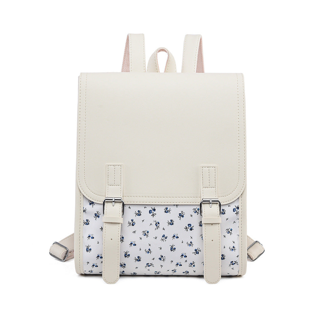 Floral Print Structured Backpack Stornfield