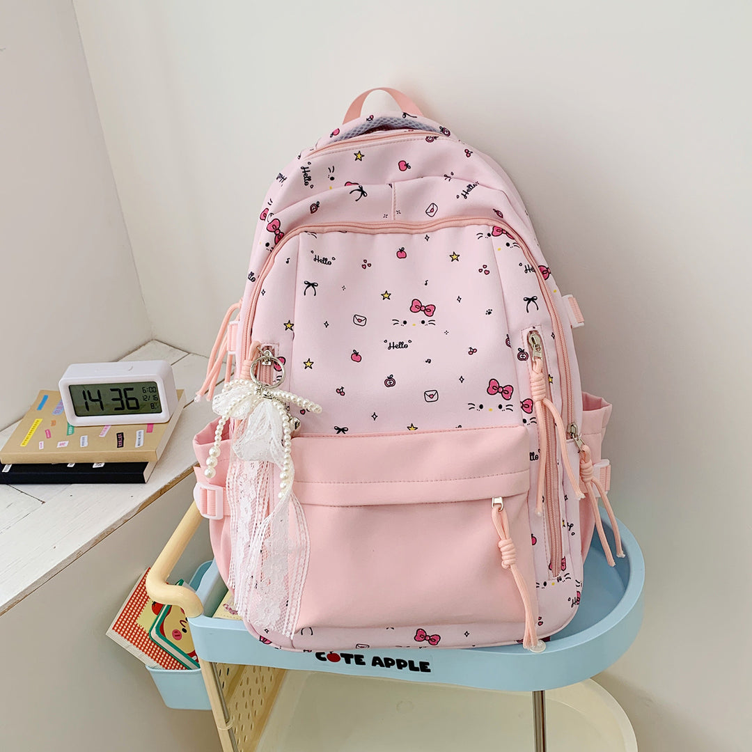 Leisure backpack with charming design and practical compartments Stornfield