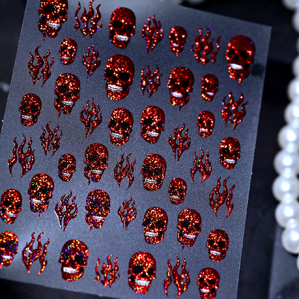 Sparkling Crown Nail Art Stickers