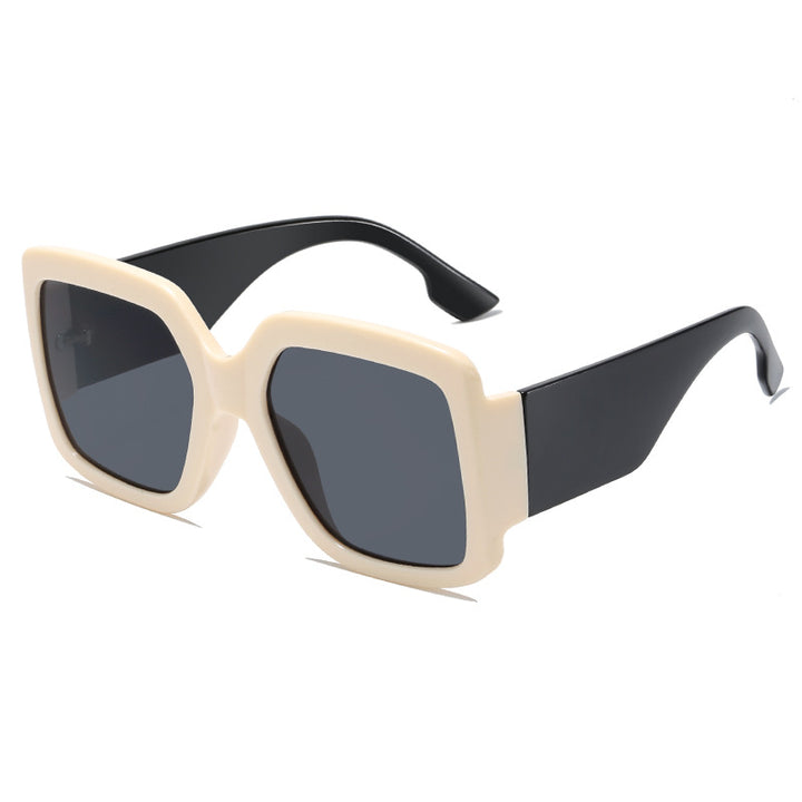 Women modern square sunglasses with mirror lenses Stornfield