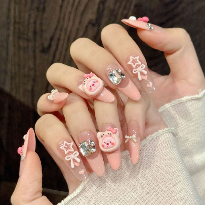 Decorative Character Press-On Nails