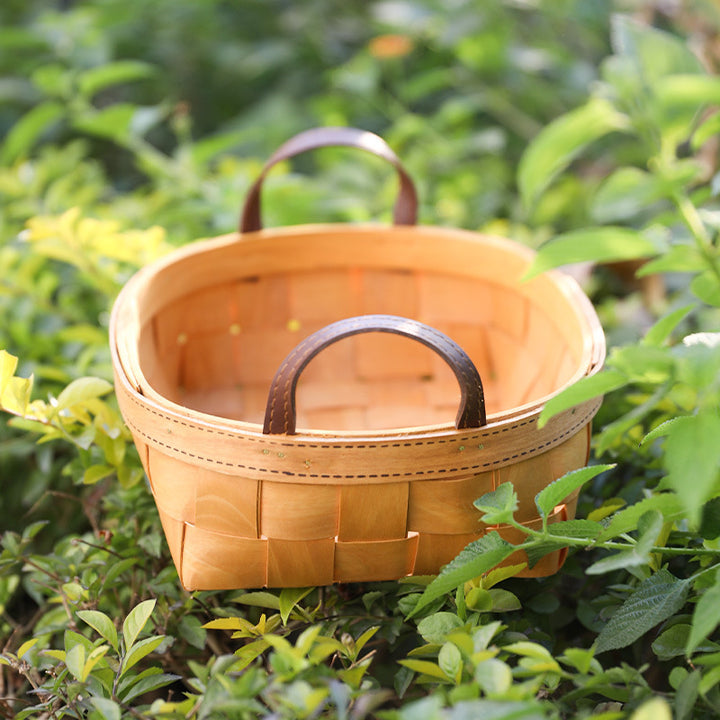 Unisex Handwoven Basket with Practical Carry Handle Stornfield