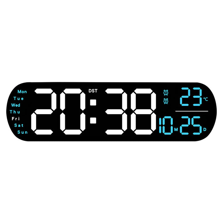 Digital LED alarm clock with large display and temperature display Stornfield