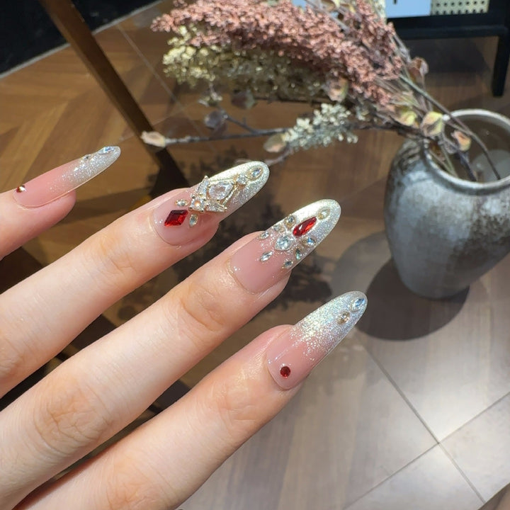 Luxury Decorative Press-On Nails Stornfield