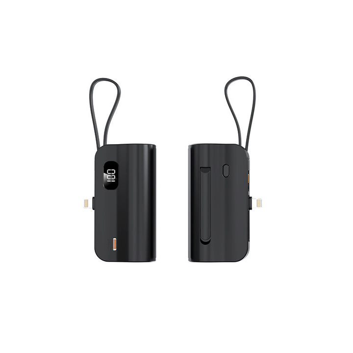 Wearable power bank with multifunctional charging concept and digital display Stornfield
