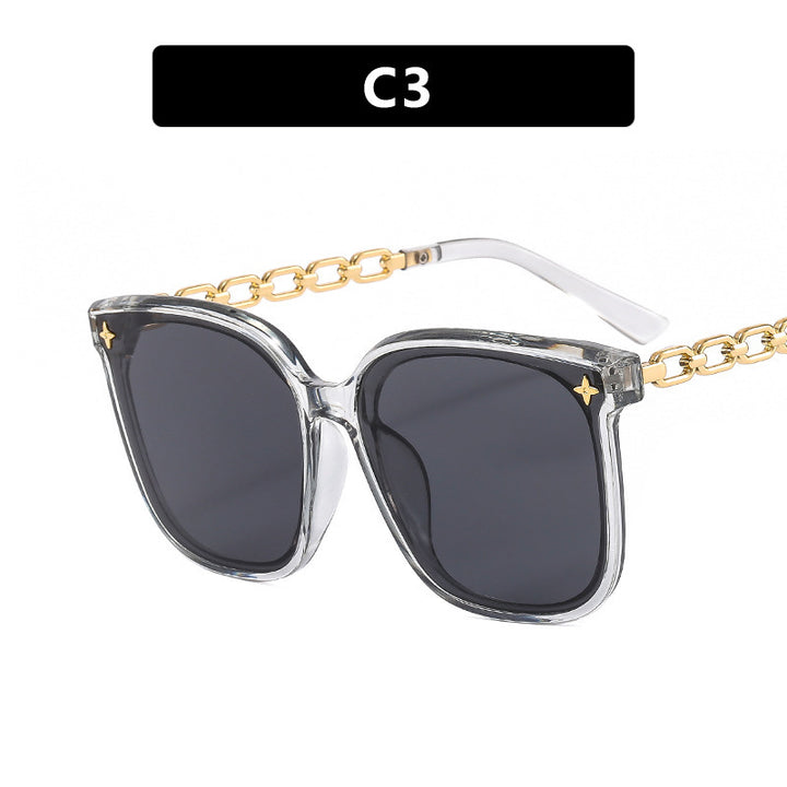 Women's Luxury Sunglasses with Fashionable Chain Frame Stornfield