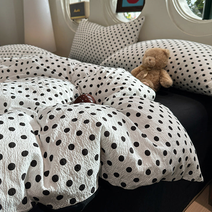 Striped Soft Cotton Bedding Set